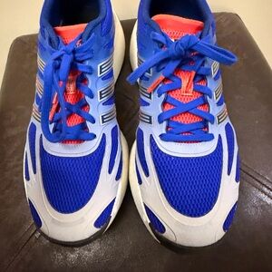 adidas Vibrant Blue and Red Athletic Shoes